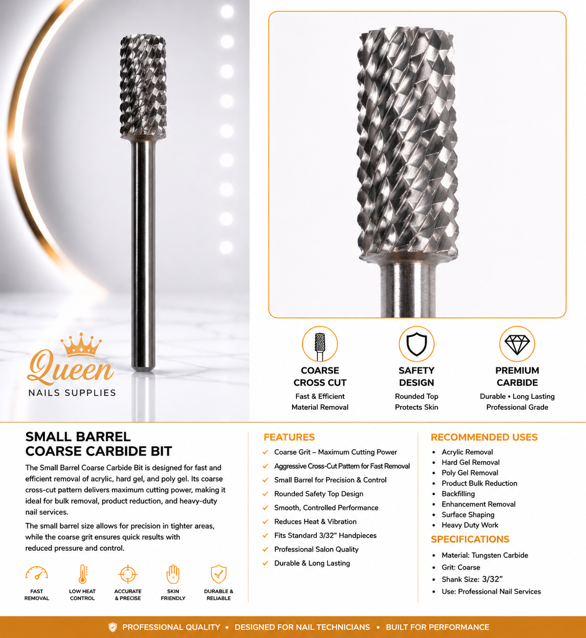 Carbide Bits X Coarse - STX - Small