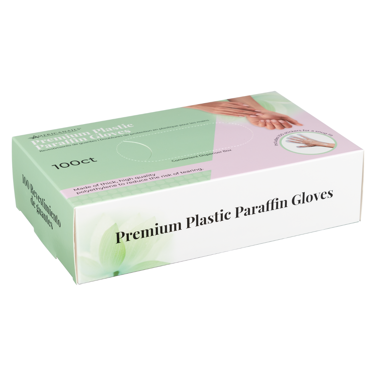 Americanails - Premium Plastic Paraffin Gloves 100ct