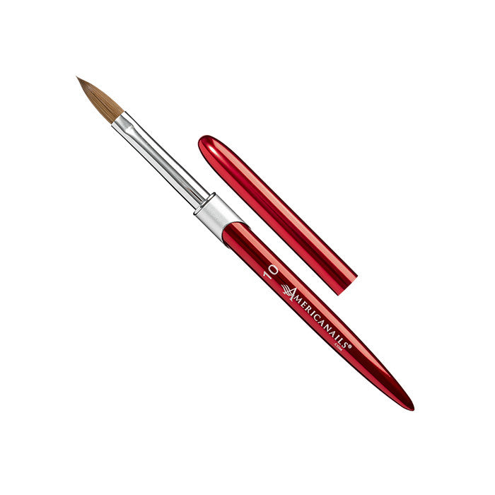 Americanails - Naturally Kolinsky - Oval Acrylic #10 Brush