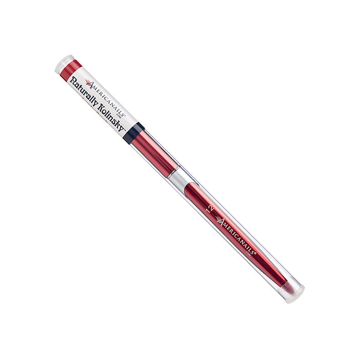 Americanails - Naturally Kolinsky - Oval Acrylic #12 Brush