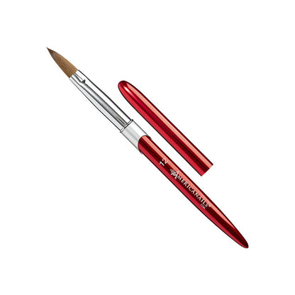 Americanails - Naturally Kolinsky - Oval Acrylic #12 Brush