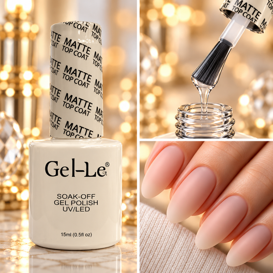 Gel-Le - Matte Top Coat .5oz