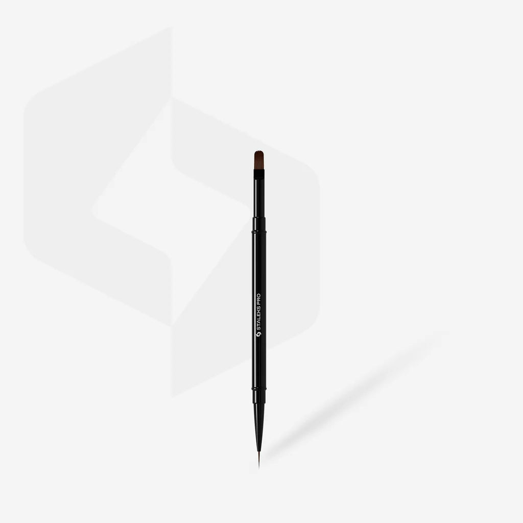 Staleks Pro - Expert Double Ended Gel/Liner Brush (11mm/10mm)