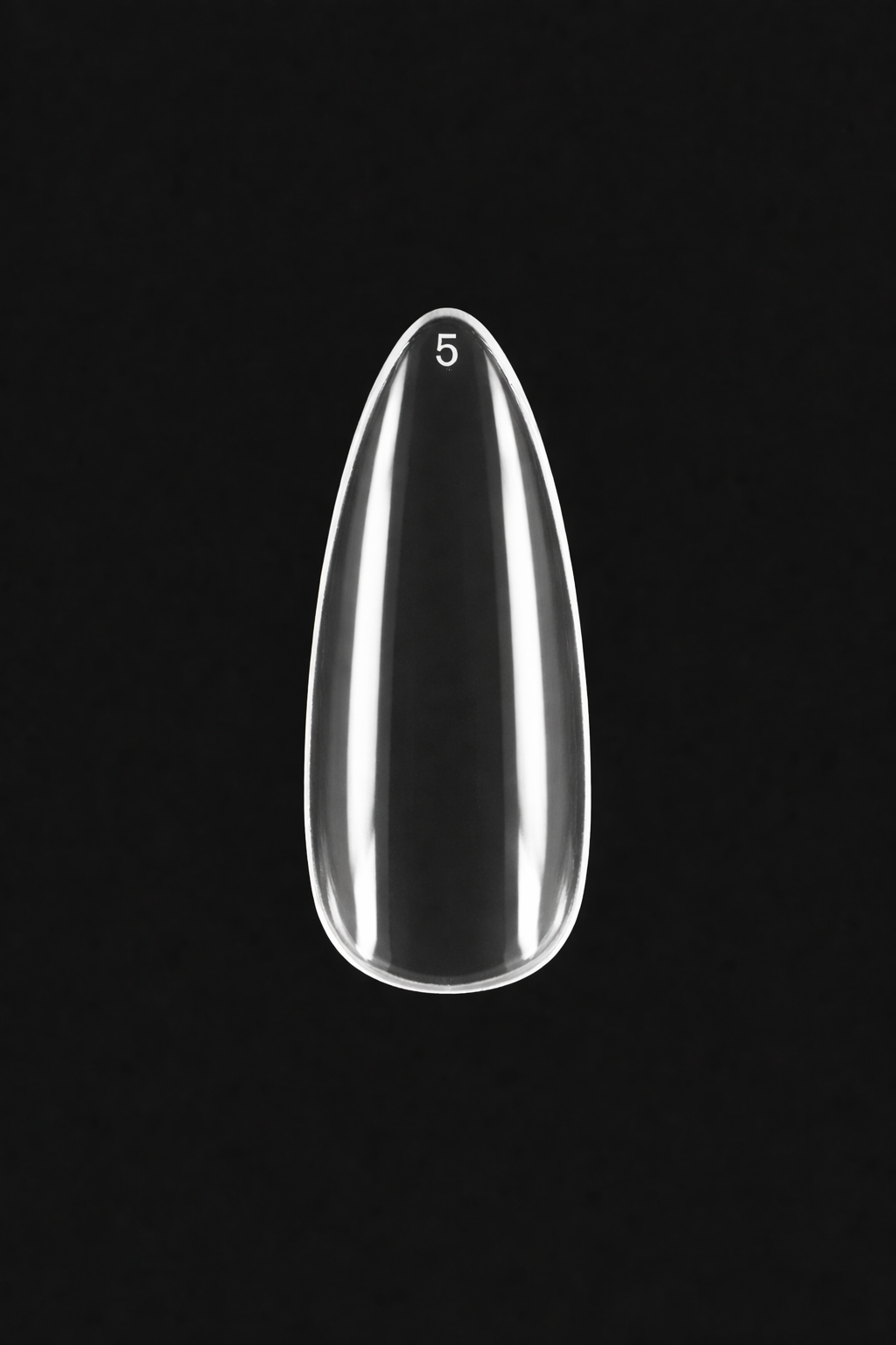 Queen - Clear Almond Full Coverage Nail Tips (500pc)