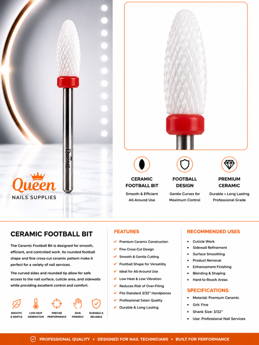 Ceramic FootBall Bits - Fine