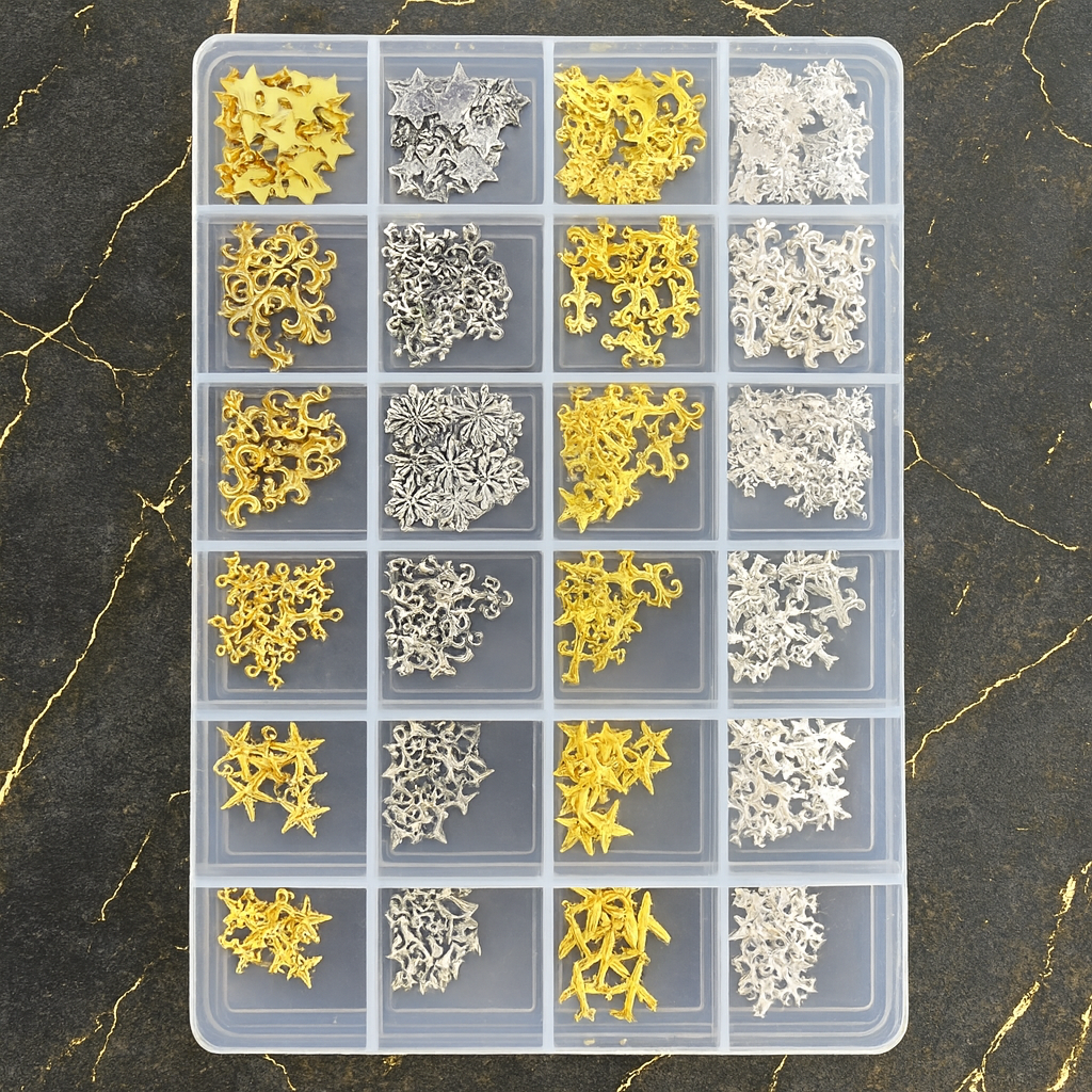 Gel-Le - Cross & Stars Charms