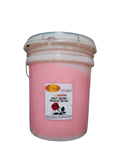 Spa Redi - Salt Glow Mineral Scrub - Sensual Rose 5Gal (Limited)