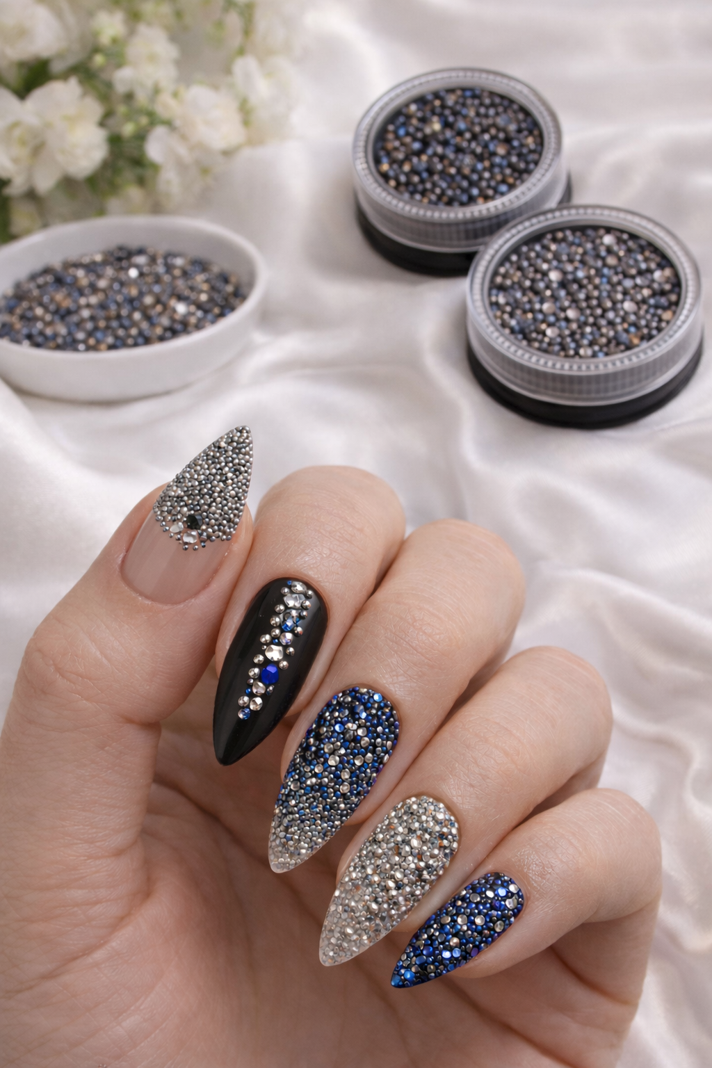 Nail Beads 4pack Assorted Colors