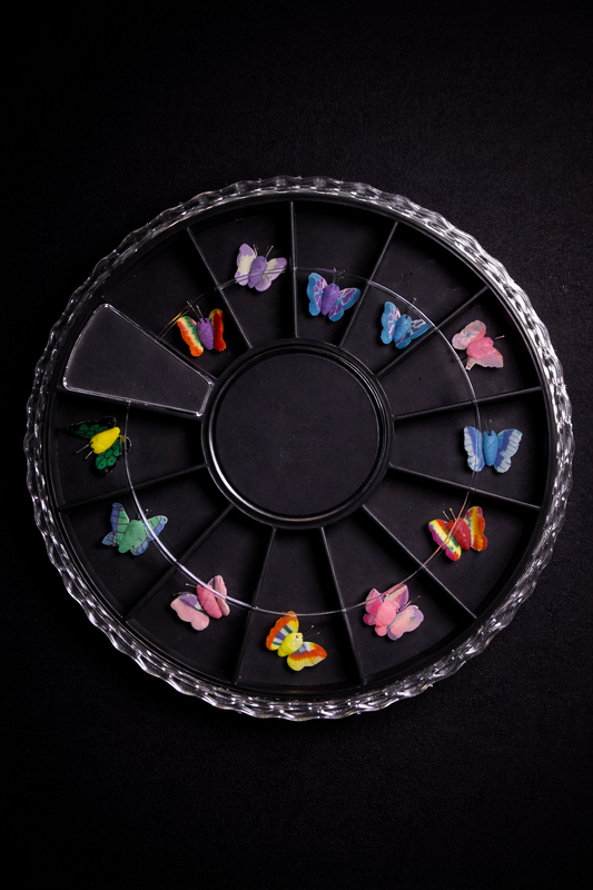 Berkeley - Ceramic 3D Nail Art - Butterflies