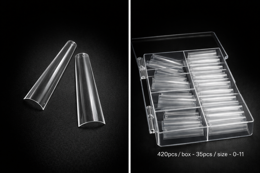 Queen - Clear Coffin 3XL Tips (420pc)