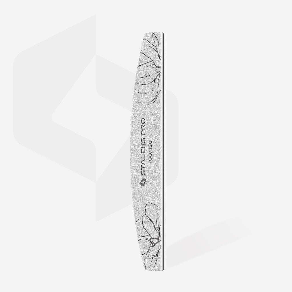 Staleks Pro - EXPERT 40 Crescent Nail File 100/150 grit 25pc