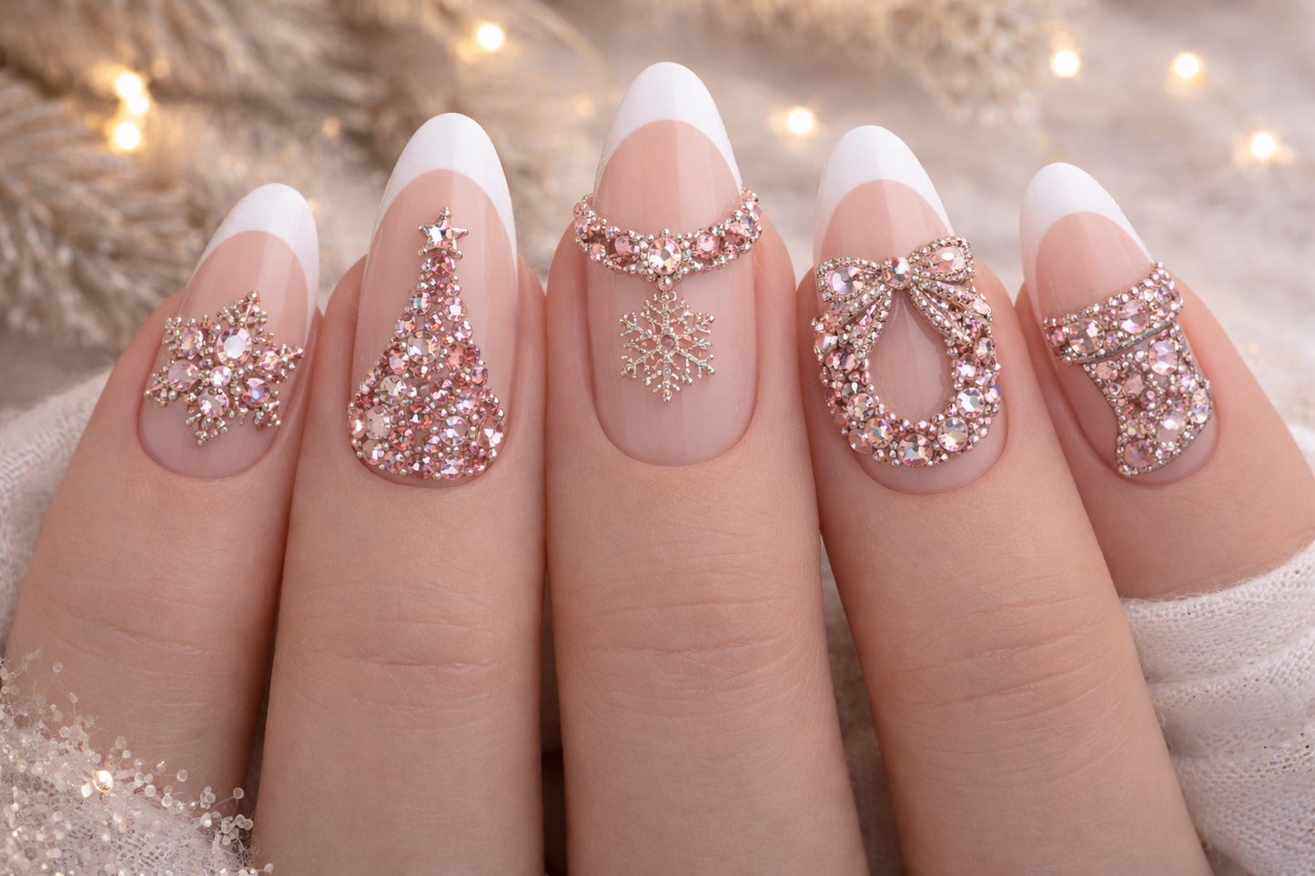 Queen - Pink Rhinestone - Gems -Duo Set - #21