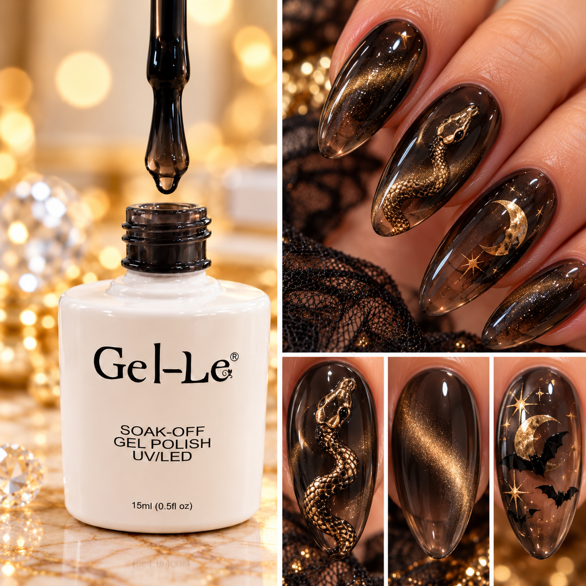 Gel-Le  Dark & Stormy (Translucent Gel) T12