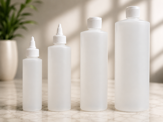 Soft'n Style - Empty Unlabeled Bottles 4oz
