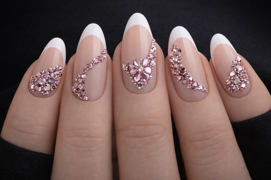 Queen - Pink Rhinestone - Gems -Duo Set - #21