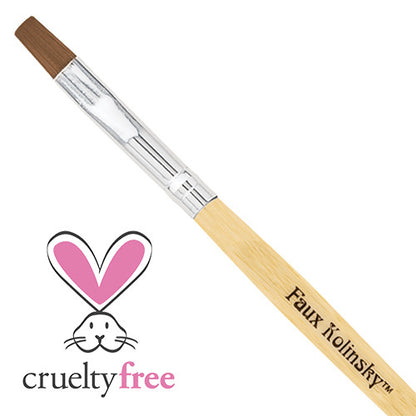 AmericaNails - Faux Kolinsky | Square Gel Brush