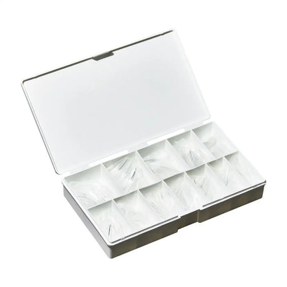IBD - Full Cover Soft Gel Tips - Medium Stiletto 504pc (Pre-Etched)