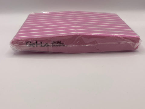 Gel-Le - Sponge File - 100/180 Pink 1pc