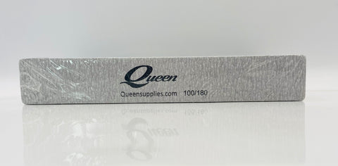 Queens - Square Jumbo Zebra Files - 100/180 Grit (1pc)