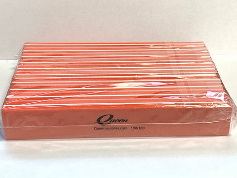 Queens - Sponge File - 100/180 Orange 1pc