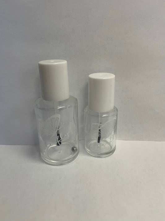 Empty Butterfly Polish Bottle - 1.0oz