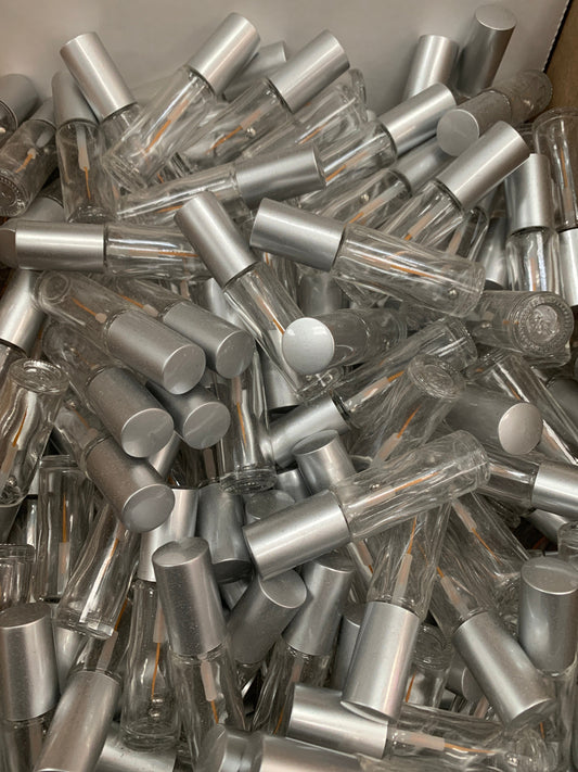 Empty Nail Art Bottle - Gray Cap