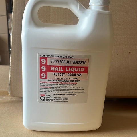 999 - Clear Nail Liquid Monomer (MMA) 128oz(gal)