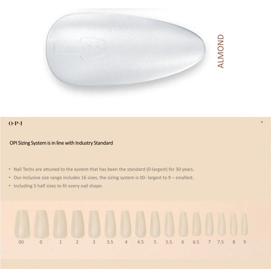 OPI - GELevate - Soft Gel Tips 640pc - Almond