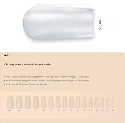 OPI - GELevate - Soft Gel Tips 640pc - Square