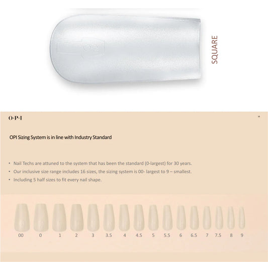 OPI - GELevate - Soft Gel Tips 640pc - Square