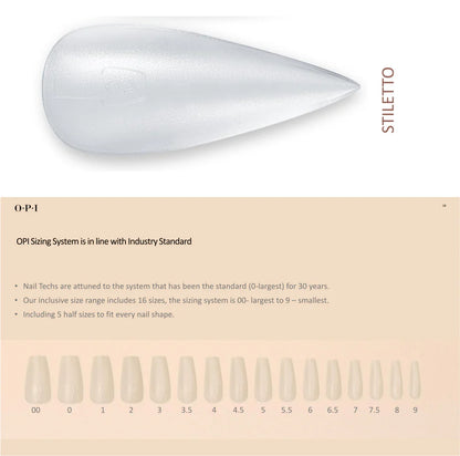 OPI - GELevate - Soft Gel Tips 640pc - Stiletto