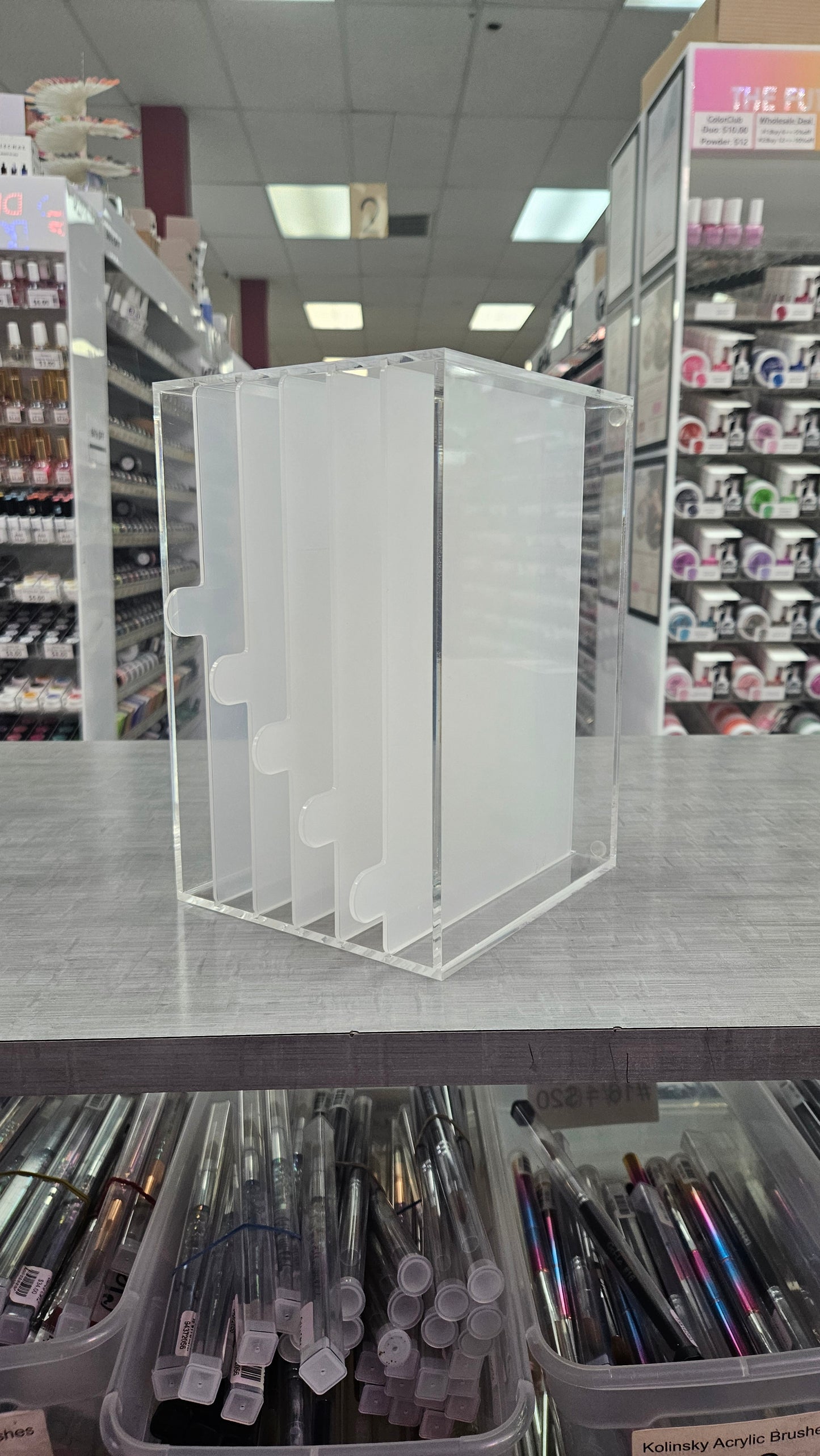 Fierce Beauty - Nail Art Display (5 Divider)