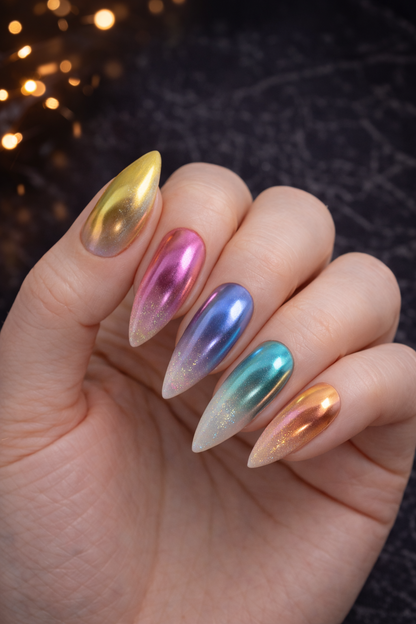 Gel-Le - Unicorn Chrome Powder 6pc