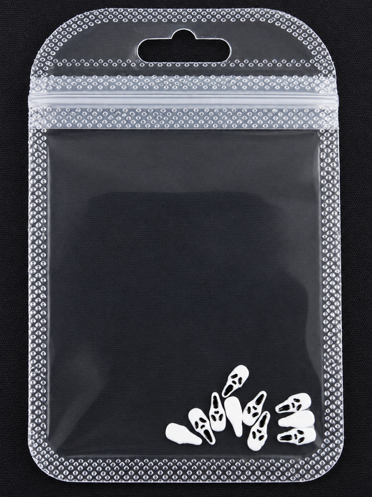 Queen - Nail Charms 10pc - #418 Ghost Face