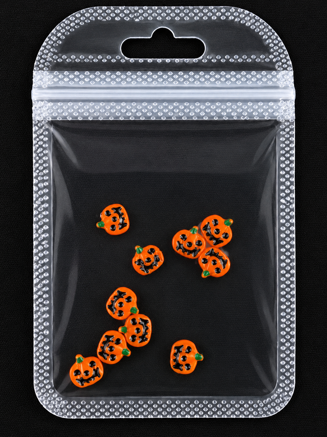 Queen - Nail Charms 10pc - #422 Jack-O-Lantern