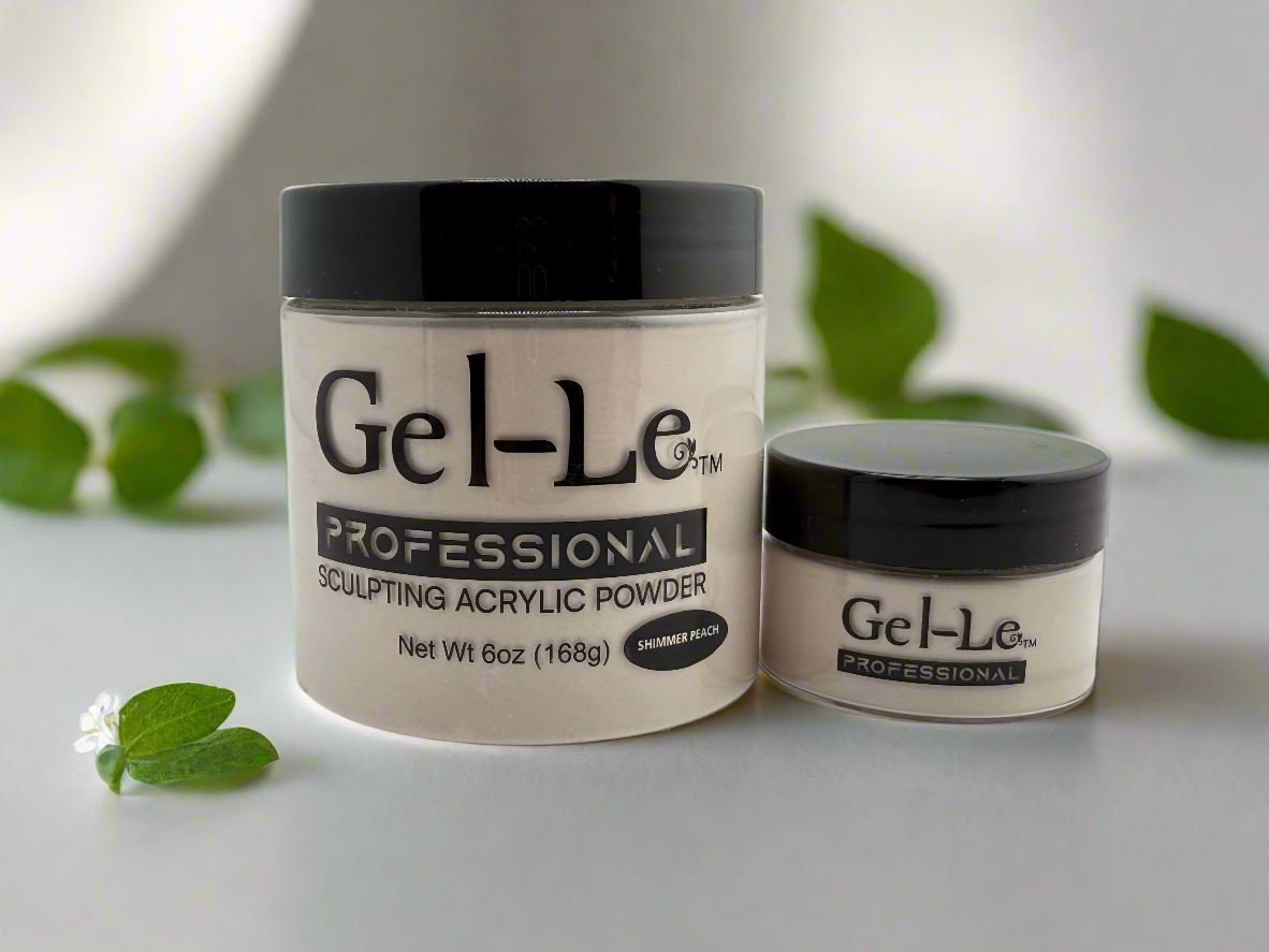 Gel-Le - Acrylic Powder - Shimmer Peach