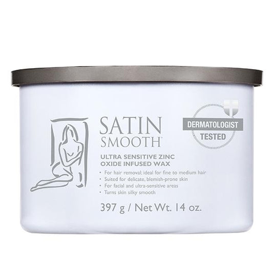 Satin Smooth - Wax Pot - Zinc Oxide Wax 14oz.