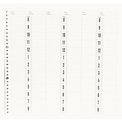 Berkeley Refill for Leather 6-Column Appointment Book 200-Page