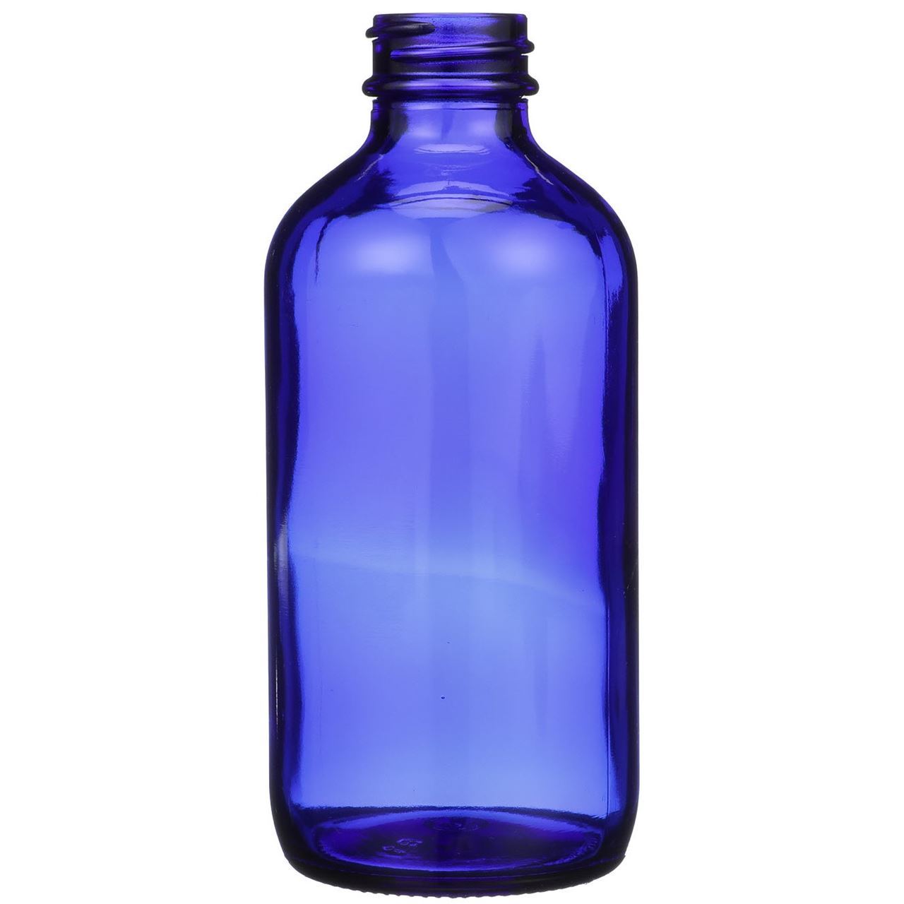 Empty Blue Bottle 8oz