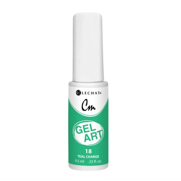 Lechat - CM Gel Art - 18 Teal Charge .3oz