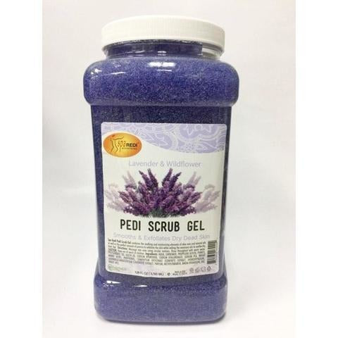 Spa Redi - Pedi Scrub Gel - Lavender & Wildflower 128oz
