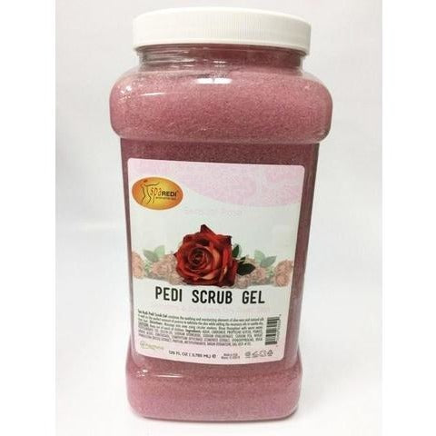Spa Redi - Pedi Scrub Gel - Sensual Rose 128oz