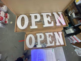 EPL - "OPEN" LED Hanging Sign