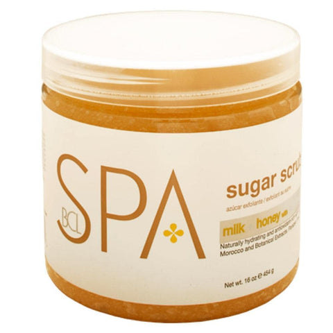 BCL Spa - Milk + Honey w/ White Chocolate - Sugar Scrub 16oz