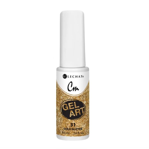 Lechat - CM Gel Art - 31 Gold Glitter .3oz