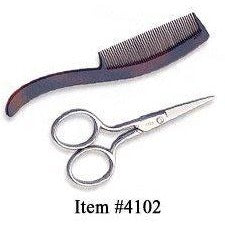 Ultra Mustache Scissors & comb