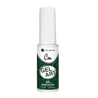 Lechat - CM Gel Art - 33 Green Glitter .3oz