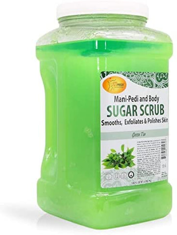 Spa Redi Sugar Scrub Glow - Green Tea 128oz