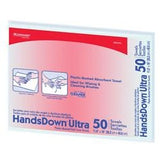 Graham - Handsdown Ultra Manicure Towels - Plastic Backed 50pc