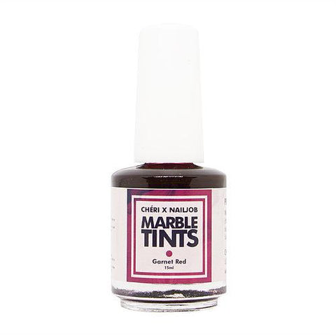 Cheri Marble Tints - Garnet Red